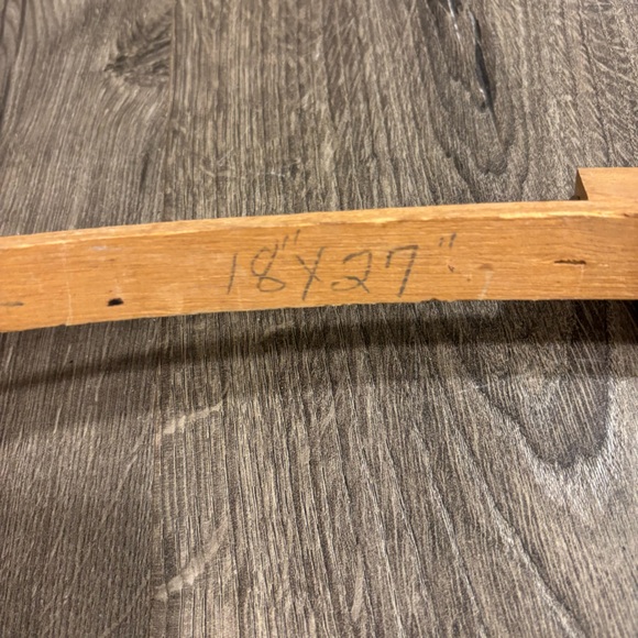 Vintage Embroidery Hoops Wooden Oval -Set Of 2-Large Oval 27”- Med Oval 20” - Picture 3 of 10